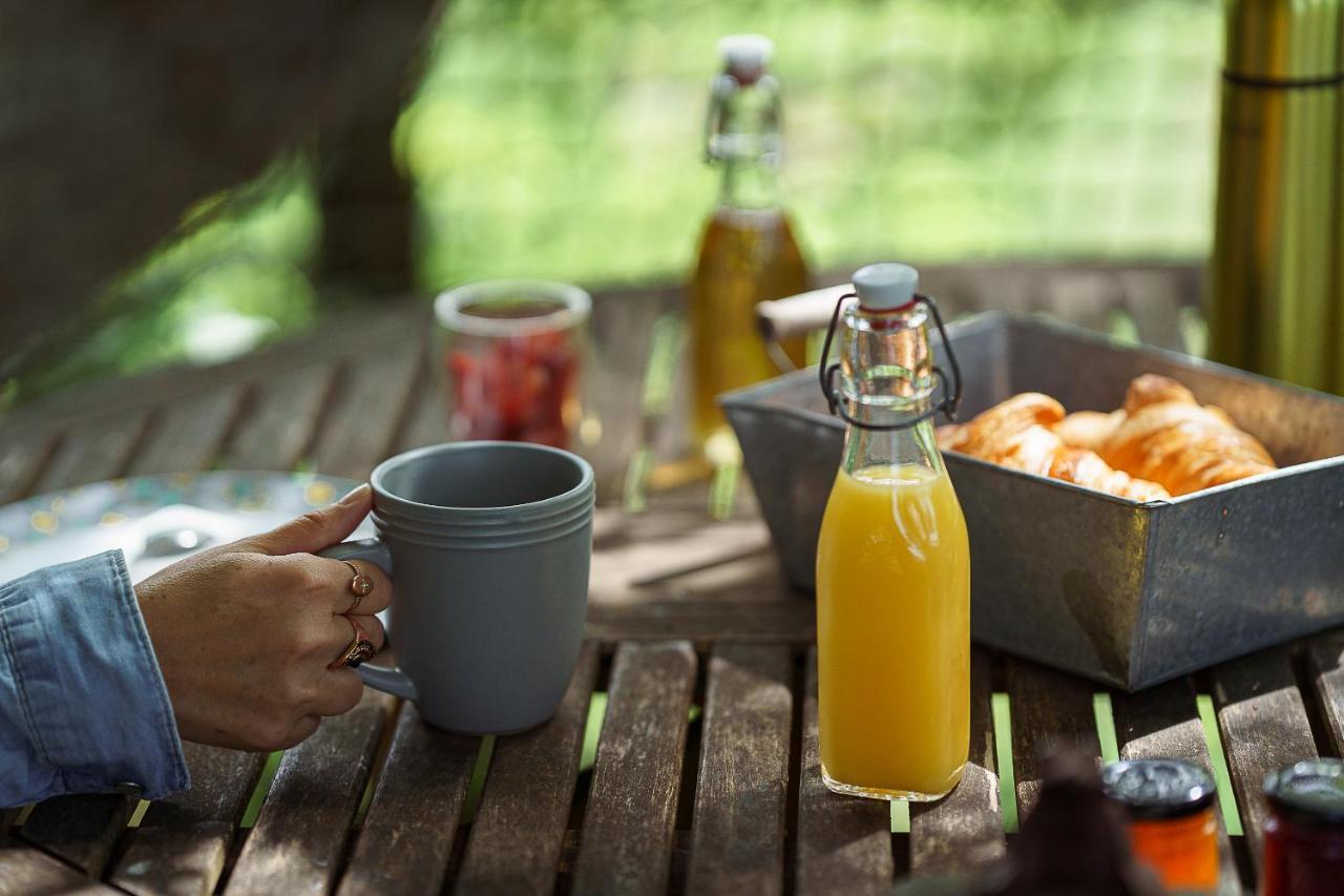 Cabane Perchee Dans Les Arbres Saint-Hilaire-en-Morvan Zewnętrze zdjęcie