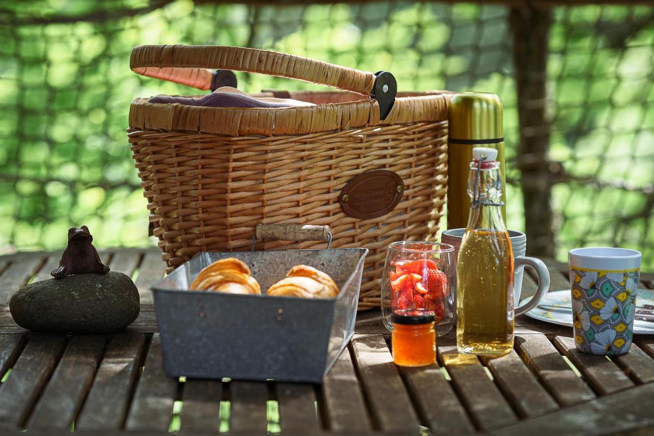 Cabane Perchee Dans Les Arbres Saint-Hilaire-en-Morvan Zewnętrze zdjęcie